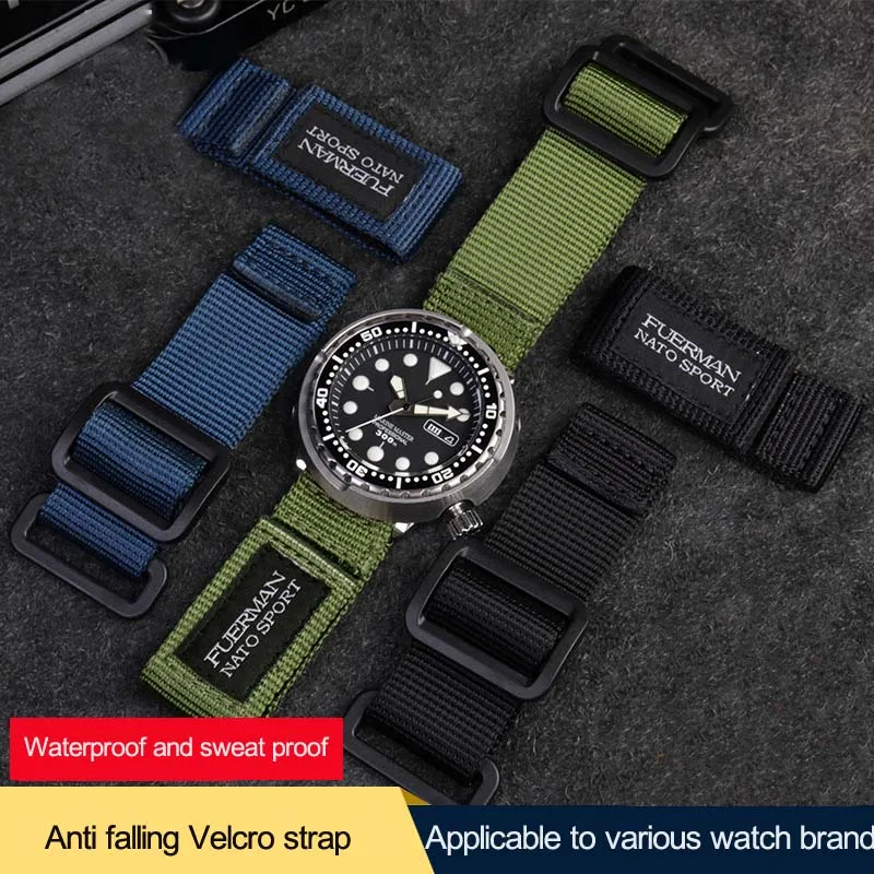Nato Strap Nylon - Super modna podkoszulka nylonowa pasek zegarka