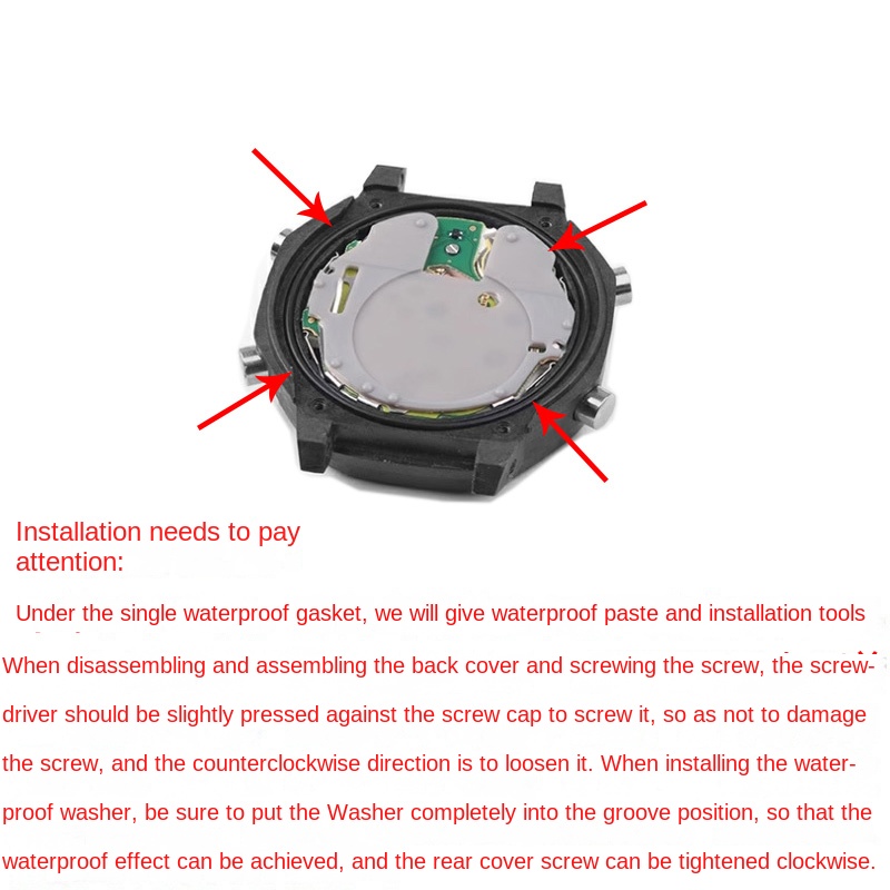 Tylna pokrywa wodoodporny pier – Casio Watch G-Shock Ga-2100 recenzja i cena