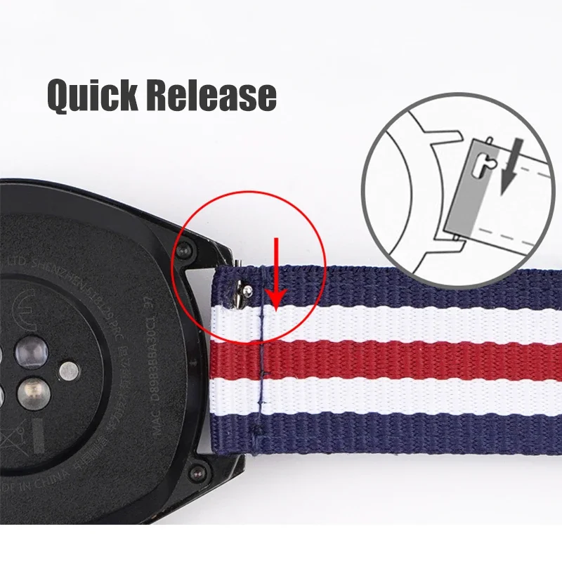 20mm 22mm Tkany nylonowy pasek – Nato Strap Nylon recenzja i cena
