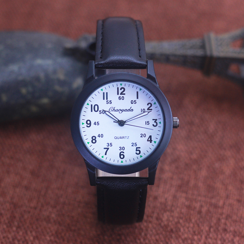 Chaoyada moda mężczyźni chłopc – Leather Watch Band Men recenzja i cena